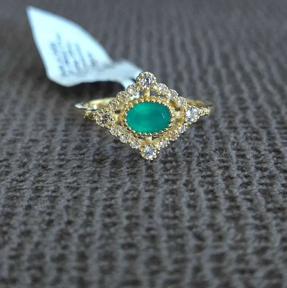 Shivam Green💚 Onyx Ring💍 - NWT